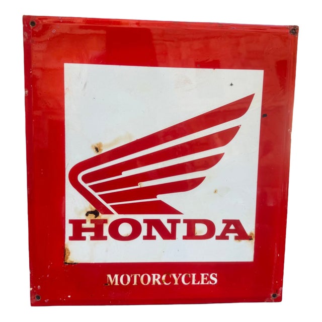 Vintage Honda Sign in Iron, 1950s For Sale