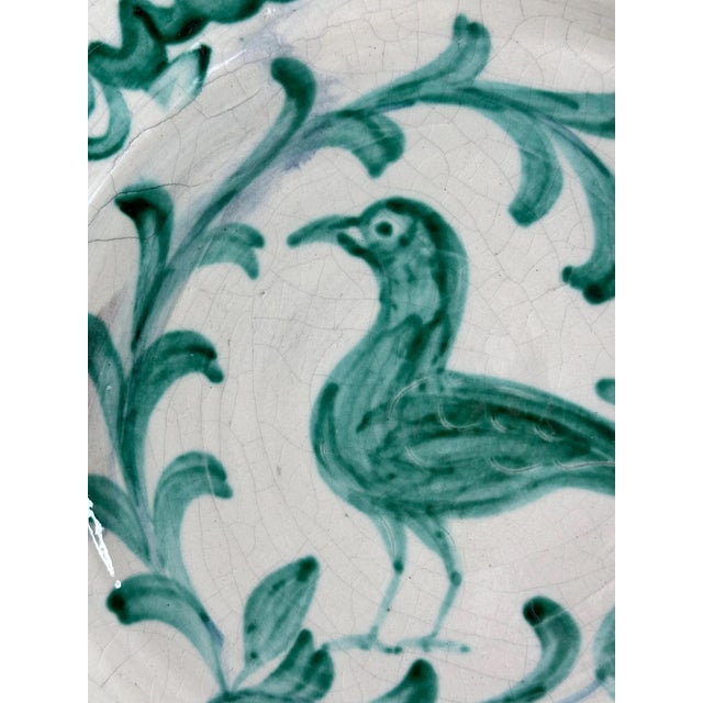 Spanish Large Fajalauza Ceramic Lebrillo Bowl For Sale - Image 3 of 9