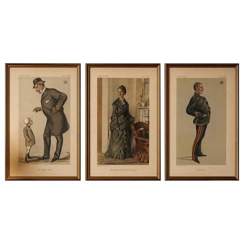 Vanity Fair Artist, Aristocracy Society & Military, 1883, Prints, Set of 3 For Sale - Image 9 of 9