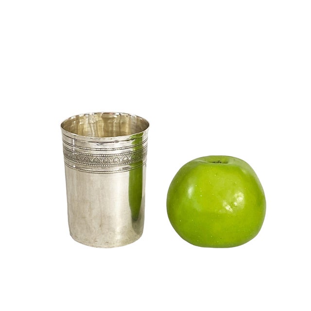 1930s Old Coin Silver Beaker For Sale In New York - Image 6 of 8