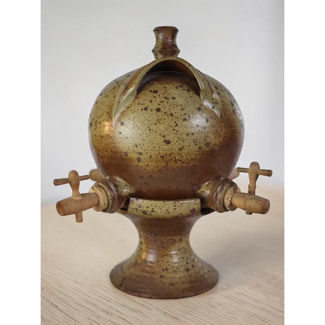 1970s Pyrite Sandstone Fountain from Charles Gaudry Workshop, 1970s For Sale - Image 5 of 14