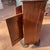 Vintage Rustic Dark Pine Wood Chiffonier Cabinet W/ Scrolled Top - Shelf & Drawer For Sale - Image 6 of 18