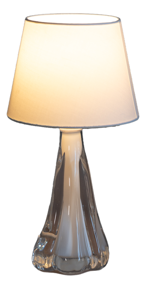 Swedish Glass Table Lamp, 1960