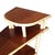 1950s Restored Mid-Century 3-Tier Wedge Side Lamp Table W/ Mahogany Tops For Sale - Image 10 of 10