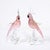 This stunning pair of Mid-Century Modernist hand-blown Murano cockatiel sculptures, crafted in Italy circa 1960,...