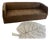 Tuxedo Style Custom Handmade Leather Sofa For Sale