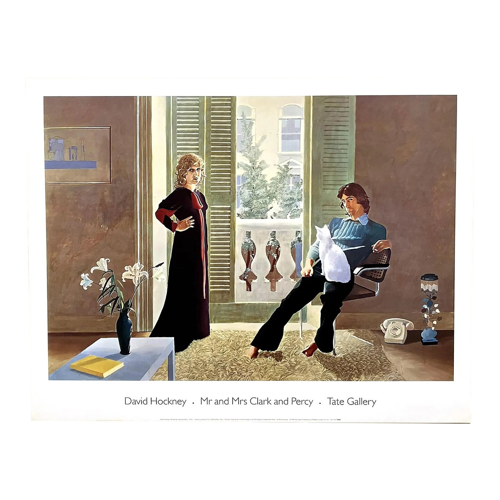 Mr and Mrs Clark and Percy/detail/ポスター david-hockney-mr-and-mrs-clark