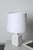 Ceramic Mid-Century Italian Glazed White Ceramic Table Lamp by Tommaso Barbi, 1970s For Sale - Image 7 of 16