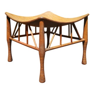 Egyptian Revival Ethnic “Thebes” Stool For Sale