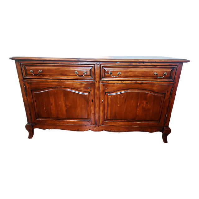 1990s Guy Chaddock Melrose Collection French Provincial Hand-Distressed Maple Buffet/Sideboard/Credenza For Sale