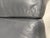 Labeled Directional 1980’s Gray Leather Sofa For Sale - Image 17 of 18