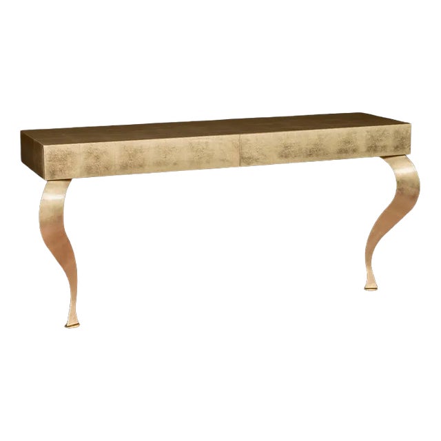Italian Mesola Luigi Two Drawers Console Table from VGnewtrend For Sale