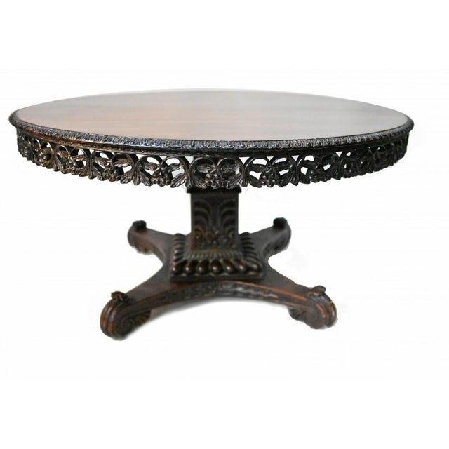 Antique Colonial Dining Table, 1840s For Sale - Image 4 of 10