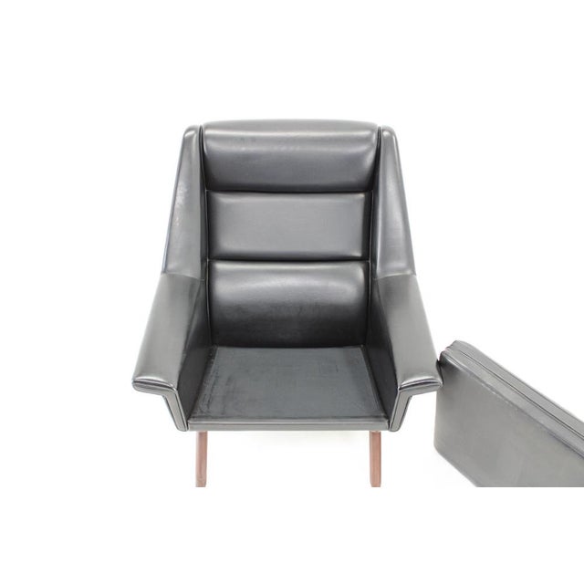 Armchair 4410 in Leatherette attributed to Folke Ohlsson, Denmark, 1970s For Sale - Image 12 of 16