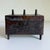 A handmade, one-of-a-kind decorative box produced in the late 20th century. Features four ribbed copper feet and three...