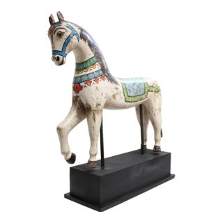 1960s Carousel Horse on Formica Base For Sale