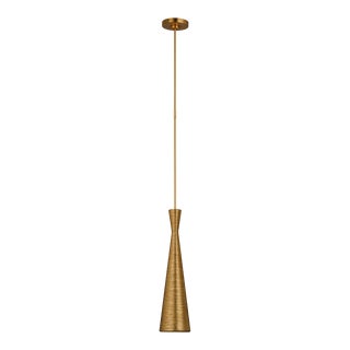 Kelly Wearstler for Visual Comfort Signature Utopia Small Pendant in Gild For Sale