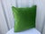 Contemporary Velvet Apple Green Pillow Cover For Sale - Image 4 of 5