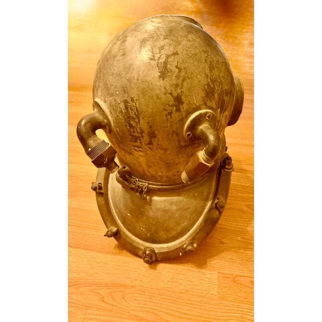 Metal 1910s United States Navy Mark v Diving Helmet For Sale - Image 7 of 12