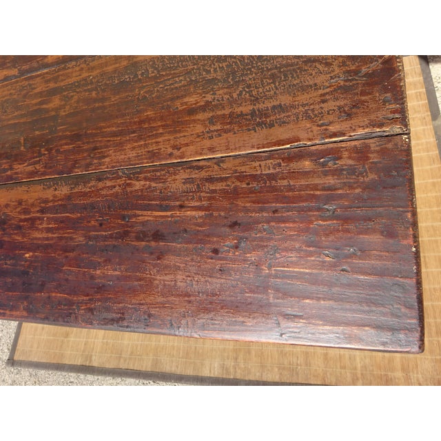 Vintage Brown Oak Dish Drainer For Sale - Image 11 of 18