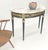 Maitland - Smith Demilune Marble Top One Drawer French Style Gilt Console on Fluted Legs MINT For Sale - Image 4 of 13