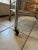 Chrome Italian Faux Bamboo Mid Century Modern MCM Smoked Glass Bar Cart For Sale - Image 12 of 12