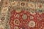 Textile Tabriz Rug 10'2'' X 12'8'' Red Wool Vintage Traditional Hand-Knotted Carpet For Sale - Image 7 of 15