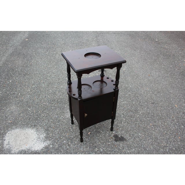 Early 20th Century Antique Flame Mahogany Smoking Table Stand For Sale In Washington DC - Image 6 of 6