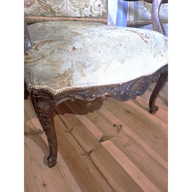 French Chairs in Walnut, 1890, Set of 2 For Sale - Image 6 of 13