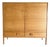 Mid Century Scandinavian Ash Wood Storage Cabinet For Sale