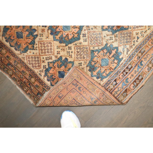 Early 20th Century Early 20th Century Kurd Bidjar Accent Rug - 4'2" x 6' For Sale - Image 5 of 8