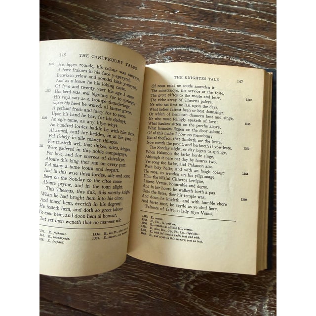 Selections From Chaucer Early Lake Library Edition Edwin Greenlaw Scott Foresman Hardcover Medieval English Literature For Sale - Image 4 of 7