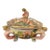 Vintage Italian Capodimonte Porcelain Lidded Dish With Cherubs For Sale