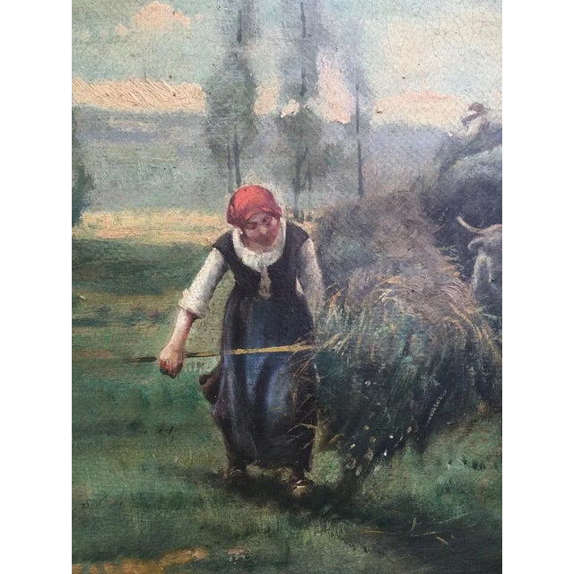 2000 - 2009 Emilio Pergola, Country Landscape, 2006, Oil on Canvas, Framed For Sale - Image 5 of 7