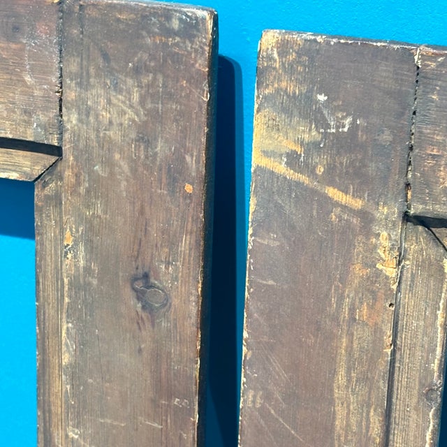 Antique Carved Wooden Frames with Bronzed Gilding, 1800, Set of 2 For Sale - Image 6 of 11