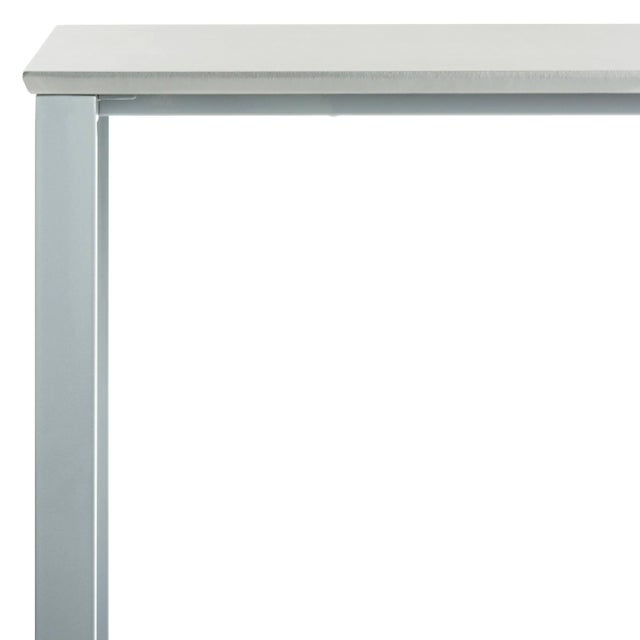 Wood Vivian Desk in Grey For Sale - Image 7 of 10