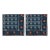 Delta Indigo/Brick Red Napkins - a Pair For Sale
