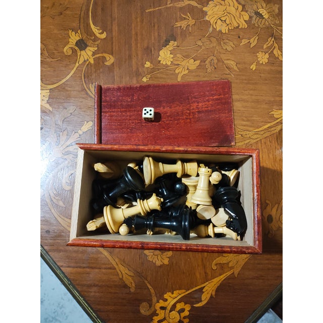 Early 20th Century French Louis XV Style Marquetry Convertible Game Table With Chess & Backgammon For Sale - Image 10 of 17