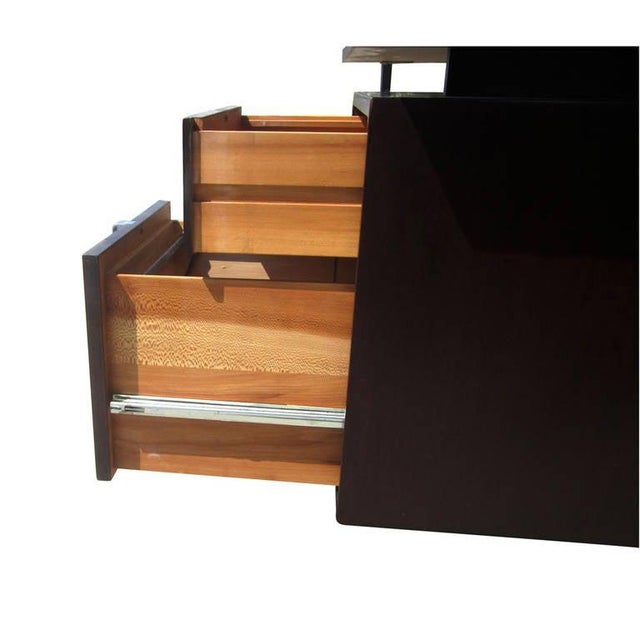 1960s 54" Vintage Single Pedestal Desk by George Nelson for Herman Miller For Sale - Image 5 of 10