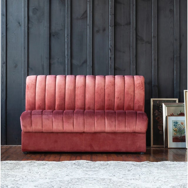 New special order item. Not vintage. The soft velvet upholstery of the Estelle Modular Sofa instantly adds a luxe quality....