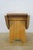 Wood Mid 20th Century 3pc Doll Sized Salesman Sample Drop Leaf Table & Hearts Chairs Mexico 15" For Sale - Image 7 of 17