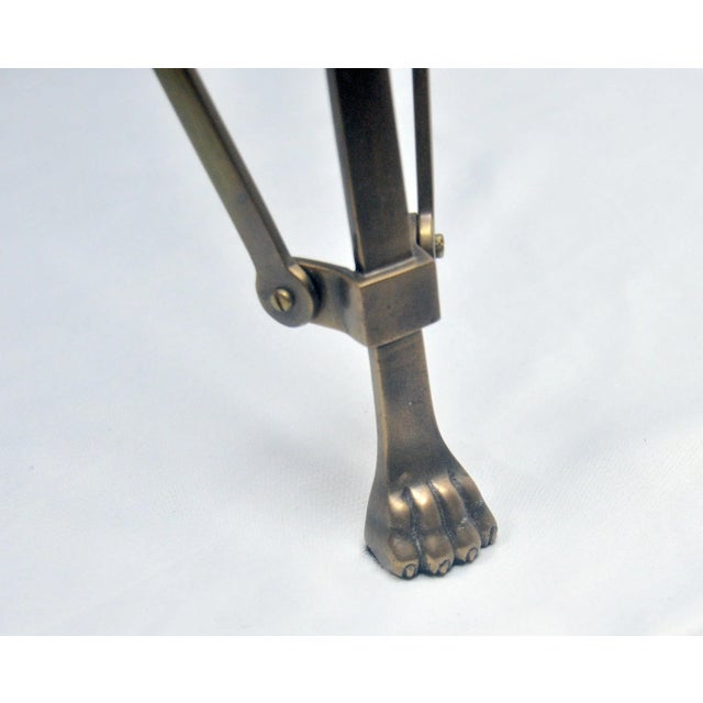 1960s Louis XVI-Style Bronze Gueridon Side Tables - a Pair For Sale - Image 5 of 8