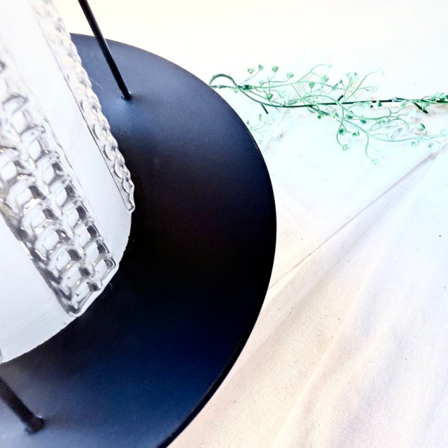 Mid-Century Modern Pendant Lamp in Glass and Metal, 1970s For Sale - Image 10 of 13