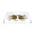 Leopard Seeing Double White Acrylic Rectangle Decorative Tray, Large For Sale In Miami - Image 6 of 9
