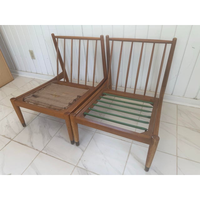 Folke Ohlsson Low Swedish Beech Lounge Chair by Folke Ohlsson for Dux, 1960s For Sale - Image 4 of 5