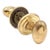Reclaimed Cast Brass Oval Passage Door Knob Set For Sale