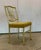 American A Pair of Late 20th Century Faux Bamboo Gold Banquet Dining Chairs by Shelby Williams For Sale - Image 3 of 17