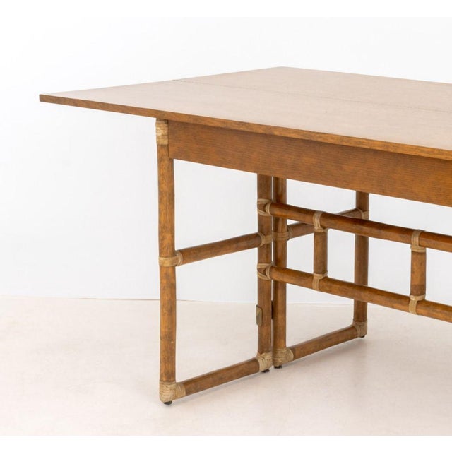 Lyda Levi X McGuire Company Gate Leg Console Table For Sale - Image 9 of 11