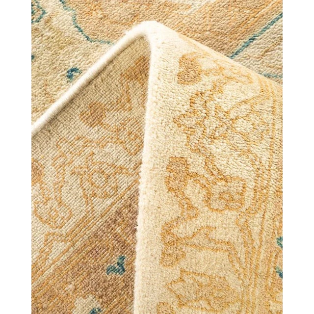 Mogul, One-of-a-Kind Hand-Knotted Area Rug in Ivory, 6' 0" x 9' 2" For Sale In New York - Image 6 of 8