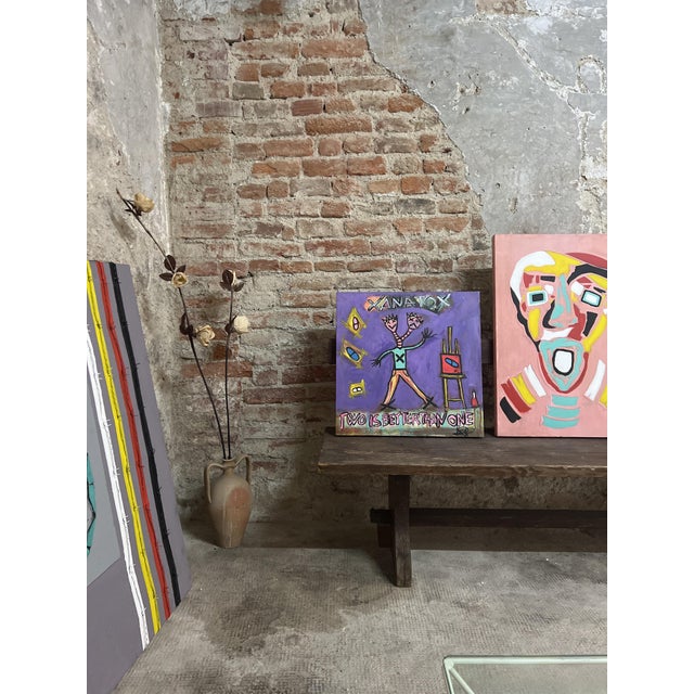 ArpVerdeacqua, Xanatox, 2023, Acrylic on Canvas For Sale - Image 6 of 7